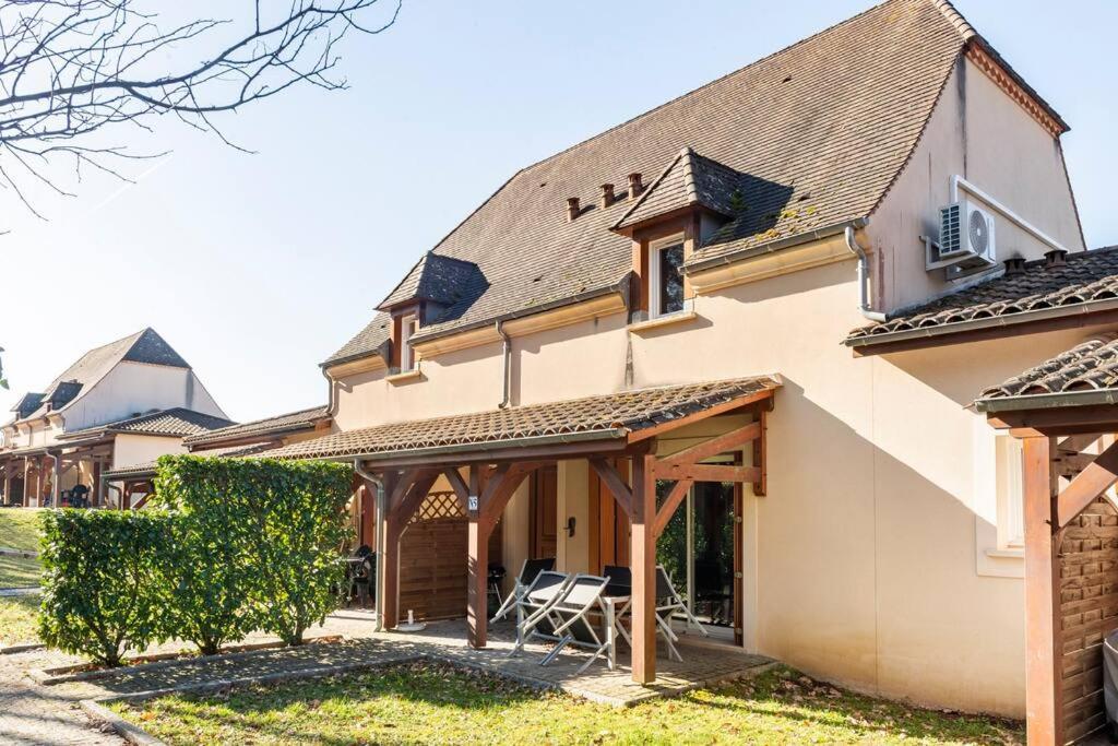 Le N5 Des Hauts De Sarlat Apt Duplex Clim, Piscine, Parking Bagian luar foto