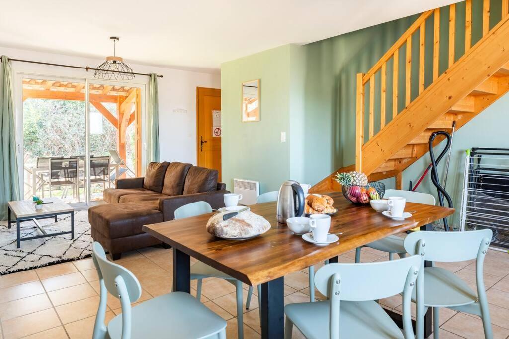 Le N5 Des Hauts De Sarlat Apt Duplex Clim, Piscine, Parking Bagian luar foto